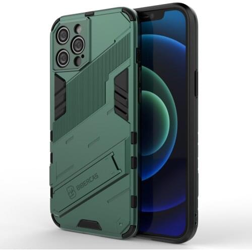 2021 Punk armor stand Case for iPhone 12 Pro Max 11 Cover fashion protection Cases for iPhone 12 Mini X XS XR MAX Back Cover