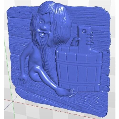 Cnc in STL file format Panno_bath_1 3d model relief