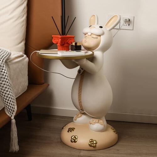 Lovely Girl Ornaments Room Accessories Home Decor Nordic Creative Storage Rack Resin Art Sculpture Figurines Large Decorative