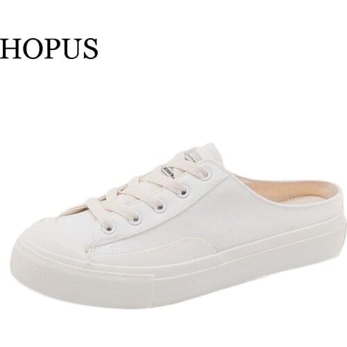 Women Shoes Summer Slippers 2021 For Women Canvas Casual Sport Girl Sneakers Candy Color Womens Sneakers Black White Sneakers