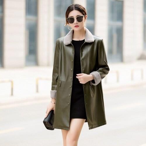 Женские кожаные куртки LDKVGSU China At AliExpress