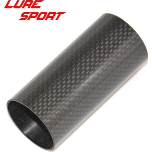 LureSport Short 3pcs 1K woven carbon tube carbon blank Rod building component Pole Repair DIY Accessories
