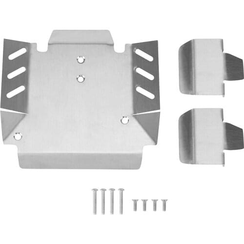 Stainless Steel Metal Chassis Armor Axle Protector Skid Plate for AXIAL RBX10 Ryft 1/10 RC Crawler Car Upgrade Parts