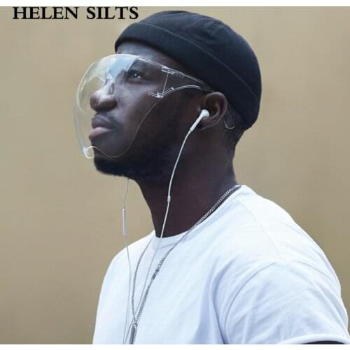 Oversized Anti-spray Mask Goggles Men Women Clear Glasses Fashion Safety Windproof Eyewear Ladies One Piece Sunglasses H147