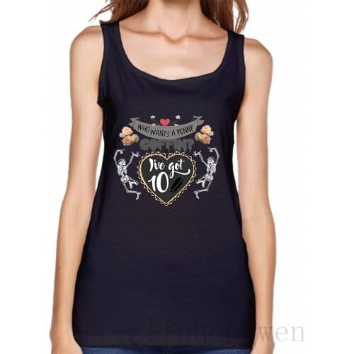 Penny Coffins Tank Top Top Tees Famous S-4xl Designing Sexy Basic Normal Spring Vest