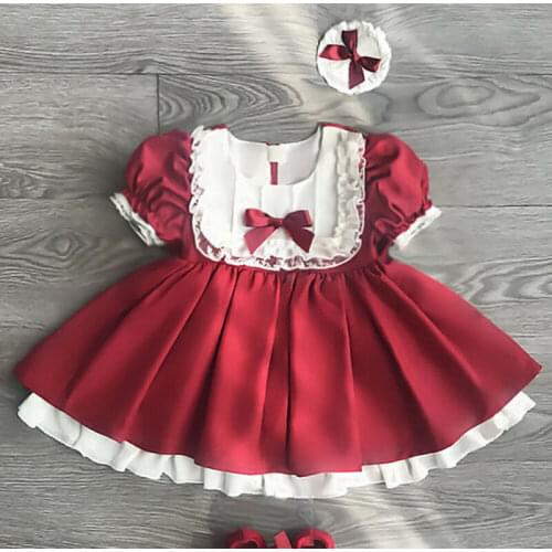 Christmas Kid Baby Girl Clothes Party Tulle Wedding Princess Dress Tutu Dress