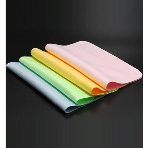 High Quality Suede Glasses Cloth Glasses Cleaner 150 * 180mm Lens Mobile Phone Screen Cleaning Wipes Wipe Sunglasses Cloth