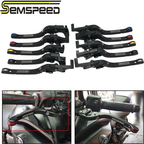 SEMSPEED Motorcycle CNC Adjustable Foldable Brake Clutch Levers For Honda CB1000R CB 1000R 2008-2011 2012 2013 2014 2015 2016
