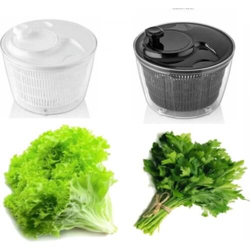 5 lt Salad Dryer Vegetable Fruit Drain Washer Drying Machine Fruit Basket Useful Kitchen Tools Household Supplies Dehydrator