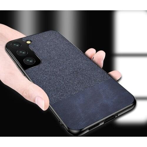 Cloth Fabric TPU Case For Samsung Galaxy S20 FE S21 S10 Note 10 Lite 20 9 8 S9 S8 Plus Ultra S7 Edge Soft Silicone Case Cover