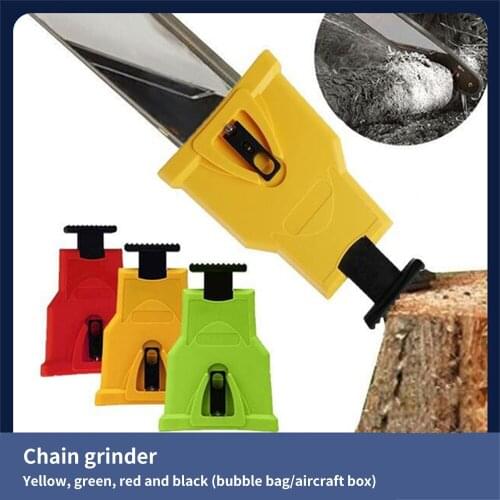 Chainsaw Teeth Sharpener Universal Portable Sharpen Chain Saw Tooth Bar-Mount Fast Grinding Sharpening Woodworking Tools