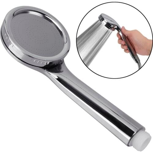 Rainfall Chrome Bath Shower Head 1pc Water Saving Spray Nozzle High Quality High Pressure Pressurized Nozzle Shower Head