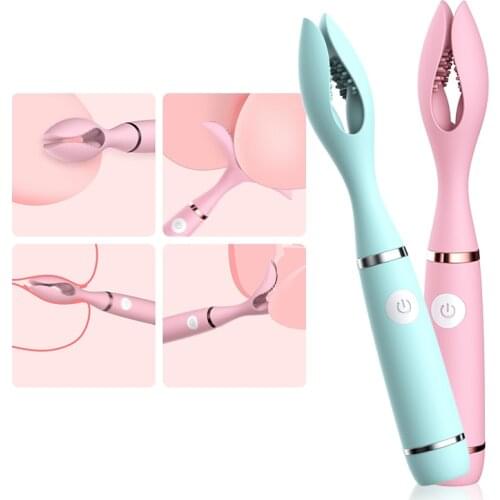 G Spot Tongue Vibrator USB Rechargbeable for Woman Powerful Adult Sex Toys Clitoris Stimulator Massager Magic AV Wand sex toy