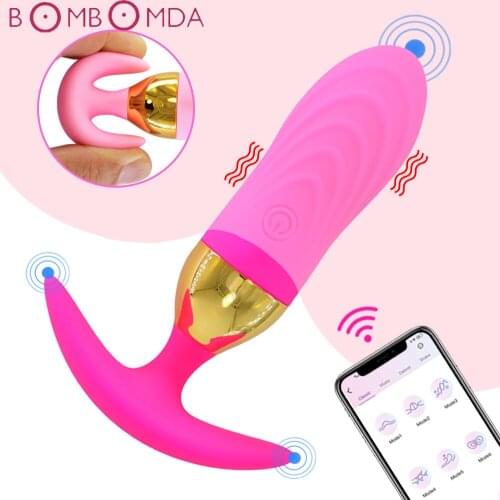 Bluetooth App Wearable Dildo Vibrator For Women Wireless Remote Eggs Vibrator Vibrating Panties Sex Toys For Couple Sex Shop