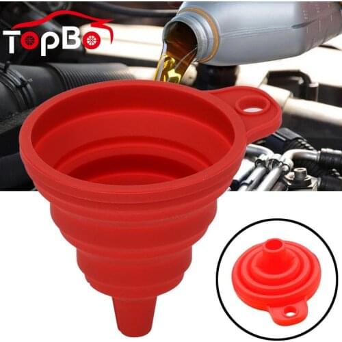 Universal Car Auto Engine Funnel Gasoline Oil Fuel Petrol Diesel Liquid Washer Fluid Change Folding Fill Transfer Collapsible
