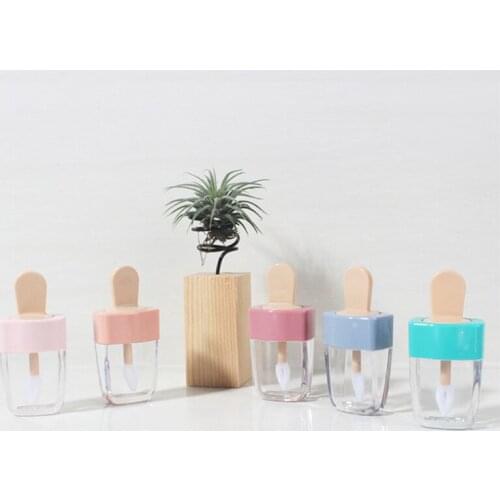 Heigh Quality Empty Lip Gloss Tube Container Cream Jar Makeup Tools Cosmetic Ice Transparent Lip Balm Bottles Hot Sale 1PC