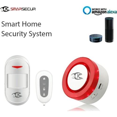 WIFI Smart Siren PIR Detector For Smart Home Security System