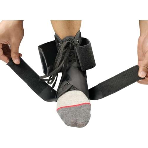 1 Pcs Sport Ankle Support Elastic High Protect Bandage Straps Equipment Safety Adjustable Running Basketball Foot Brace Support