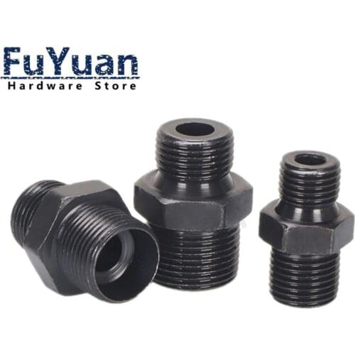 1PCS High Pressure Oil Tubing Joints Carbon Steel Metric Thread M14 M16 M18 M20 Hydraulic Fittings Connector Adapter