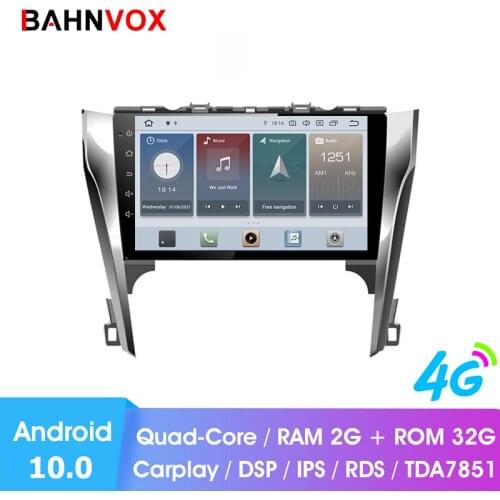 10.1" android 10.0 RAM2G car gps dvd player for Toyota Camry 2012 2015 car radio multimedia navigation stereo head unit dsp