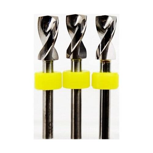Metalworking drill 10 pieces of 2.5mm without ring imports Carbide PCB bit, printed circuit board Mini CNC Drill Kit, Woodworki
