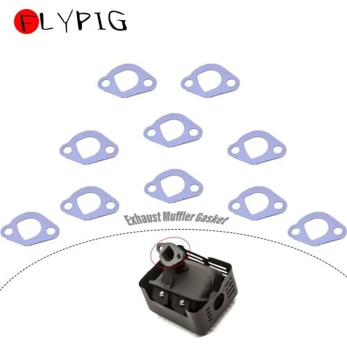10Pcs Muffler Exhaust Gasket Fits for Honda GX110 GX120 GX160 GX200 5.5HP 6.5HP Engines