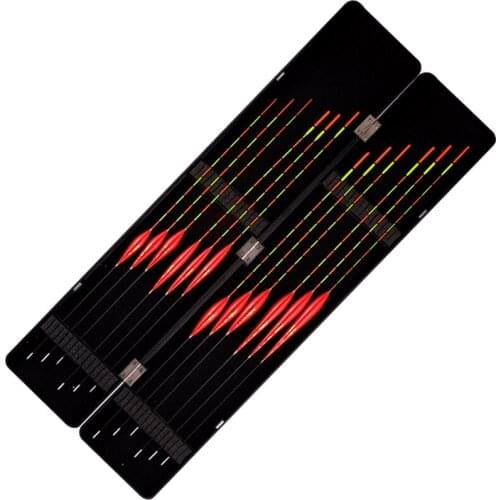 12pcs Fishing Float with Box Bold Tail Eye-catching Myopia Fishing Highly Sensitive Carp Fishing Float