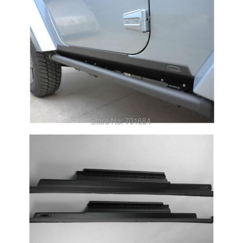 2 Doors Sill Rocker Panel Trail Armor Guard For Jeep Wrangler JK 07 08 09 10 11 12 13 14 2015 [QPA217]