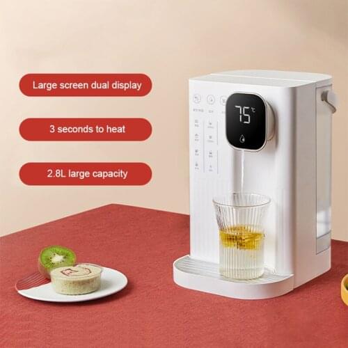 2000W Instant Hot Water Dispenser Home Office Desktop Electric Kettle 2.8L Smart Thermostat Portable Water Pump 3S Fast heating