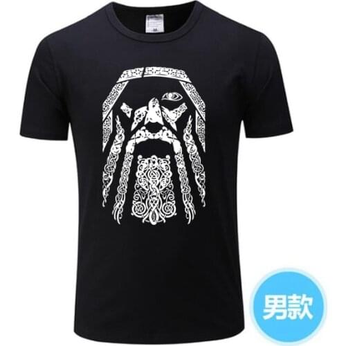 2020 Valhalla Odin Vikings Women TShirt Tops Short Sleeve Boy Crewneck T-Shirt Male Tee for Men Male TShirts Mens T Shirt GG-99