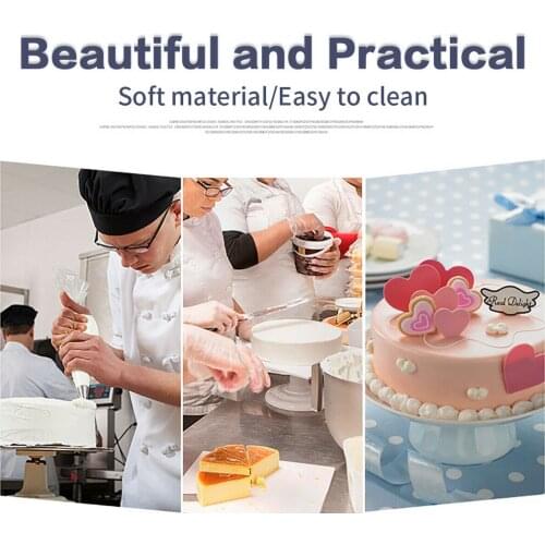 36 Pieces Baking Ornaments Set Nozzle Tips Cake Stand Scraper Brushes DIY Baking Tools Set