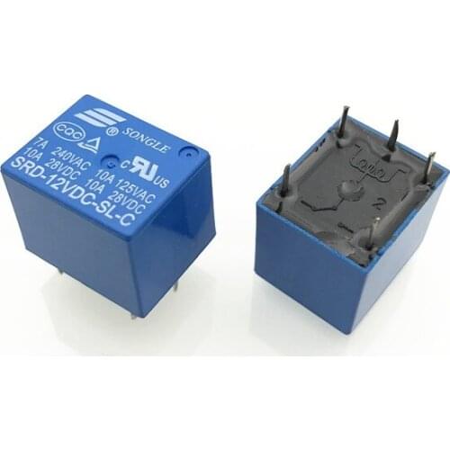 5PCS/LOT SRD-03VDC-SL-C SRD-06VDC-SL-C SRD-09VDC-SL-C SRD-12VDC-SL-C SRD-24VDC-SL-C SRD-48VDC-SL-C 10A 250VAC 5PIN Relays