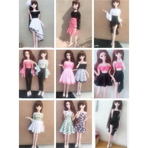 1/3 BJD Doll Accessories Outfits Kurhn Dolls For Girls Fashion Clothes For 60CM Dolls Girls DIY Dress UP Toys Accessories