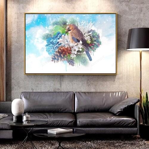 Artcozy Oil Canvas Painting floral_winter_magic For Home Decoration Wall Art
