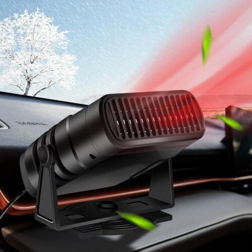 Car Heater Electric Heater Heating Cooling Fan 12V 200W Portable Dryer Windshield Demister Defroster Auto Electric Heater