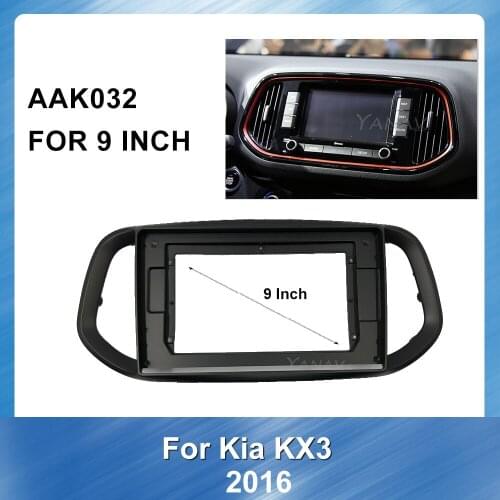 Car radio stereo receiver Fascia Frame Dash Panel for KIA KX3 2016 Car Audio Panel Mounting Dash Installation Frame Trim Kit