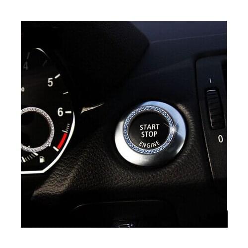 Car-styling Start Stop Button Ignition Key Ring For Citroen DS-series C-Quatre C-Triomphe Picasso C1 C2 C3 C4 C4L C5 Elysee