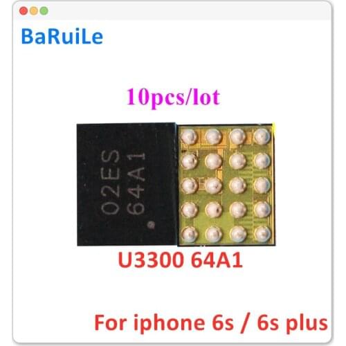BaRuiLe 10pcs Replacement U3300 64A1 ic for iPhone 6s/6splus/6s plus camera flash control Chip DRIVER 20 pins