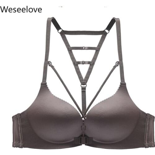 Weseelove Womens Bra 2020 Beautiful Back Lingerie Plus Size Sexy Bras Underwear No Rims Soutien Gorge Femme Bra Plus Size B24-2