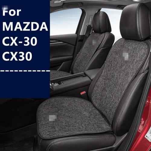 For MAZDA CX-30 CX30 Full set of linen cushions four seasons thin seat cushion interior seat cover modification accessories