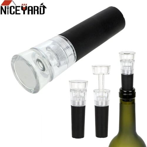 NICEYARD Wine Air Pump Stopper Saver Pump Vacuum Bottle Stopper Bar Tool Wine Accessories Barware