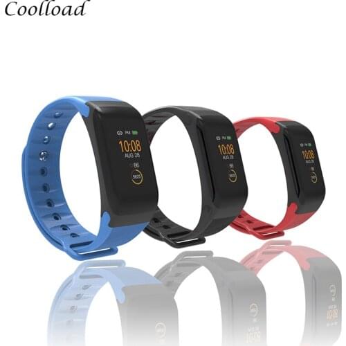 F1P Fitness Bracelet Blood Pressure Monitoring Smart Tracker Support Bluetooth 4.0 For Android IOS Fitness