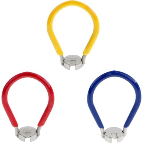 14G Bike Bicycle Wheel Spoke Key Nipple Wrench Truing True Rim Wheels Spanner Tool Red / Blue / Yellow 3 Colors