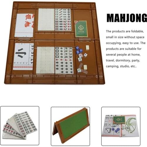 Dice Poker Playing Cards Mahjong Set Playing Cards Mahjong Scorpion Size Fish And Shrimp Crab Game 4 In 1 Games Party