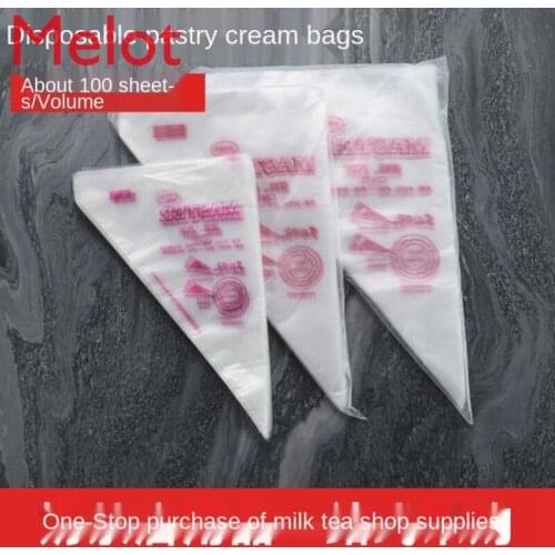Baking Tool Disposable Pastry Bag Cake Milking Oil Bag Cookie Pasted Sack Large, Medium and Small Size