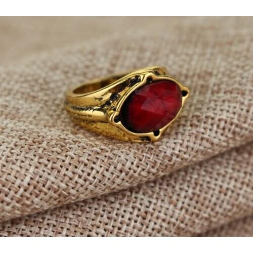 Narya Galadriel Gandalf Rings Jewelry Elf Rings Fashion jewelry For Women Men Vintage Cosplay Fans Gift Party 6-12 Size