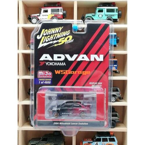 Johnny Lightning 1/64 Mitsubishi Lancer Diecast Collection of Die-casting Simulation Alloy Model Children Toys