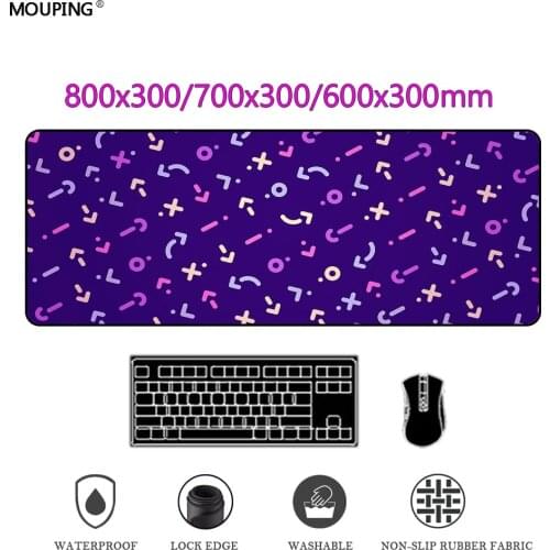 Xl Mouse Pad Purple Gamer Keyboard Deskmat Big Mausepad 800x300 Personalized Floor Mat Pc Accessories Cute Desk Mat DropShipping