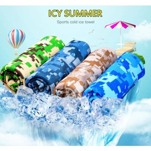 Summer Cooling Towel Quick-drying Swimming Beach Sport Towels CampingTravel Jogging Gym Sports Towel Washcloth Bathroom Kitchen