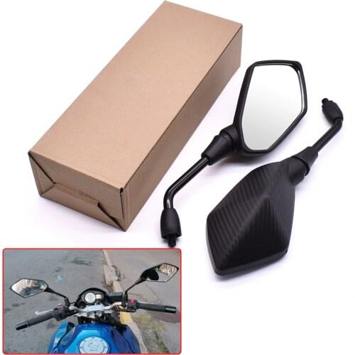 1 Pair Motorcycle Rear View Mirrors For Yamaha YQ50 Aerox MBK Nitro xt600 nvx155 aerox155 nvx aerox 155 Back Side Convex Mirror